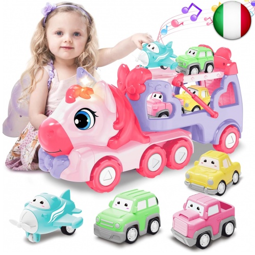 Regalo Bimbo 3 Anni Maschio Cars, Camion Giocattolo per Bambini