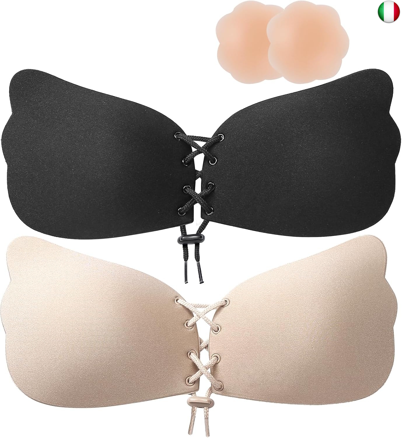 Set di reggiseno adesivo per indossare senza spalline e senza schienale 