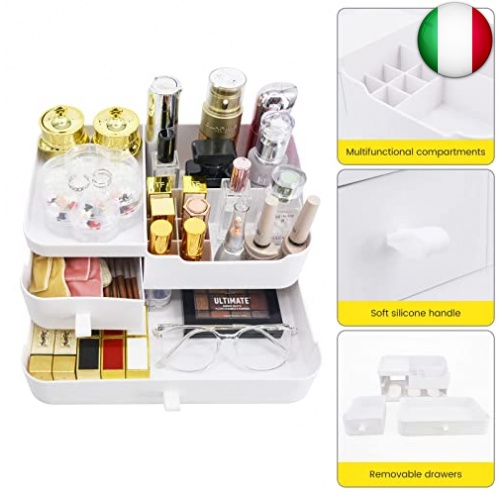 Macallen Porta Trucchi Organizer Da Bagno - Stoccaggio Cosmetico