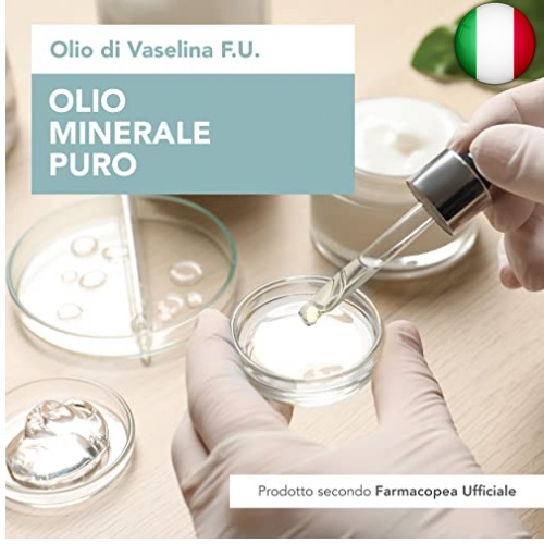 AIESI® Olio di Vaselina F.U. puro 100% per uso Farmaceutico Alimentare  8052283200891